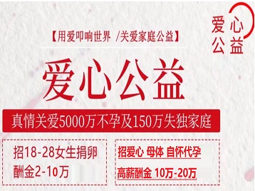 合浦捐卵助孕生子 爱心志愿者招募